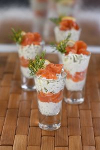 Verrine saumon
