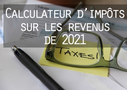 Calculateur d&#039;impôts sur les revenus de 2021 pour les salariés qui ont une petite entreprise soumise à l&#039;IR