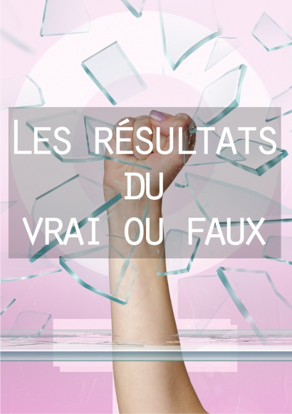 Résultats du vrai ou faux - Le plafond de verre